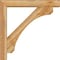 Ekena Millwork Legacy Block Rough Sawn Bracket w/ Offset Brace, Western Red Cedar, 6"W x 36"D x 36"H BKT0604X36X36LEC05RWR - alternate 2
